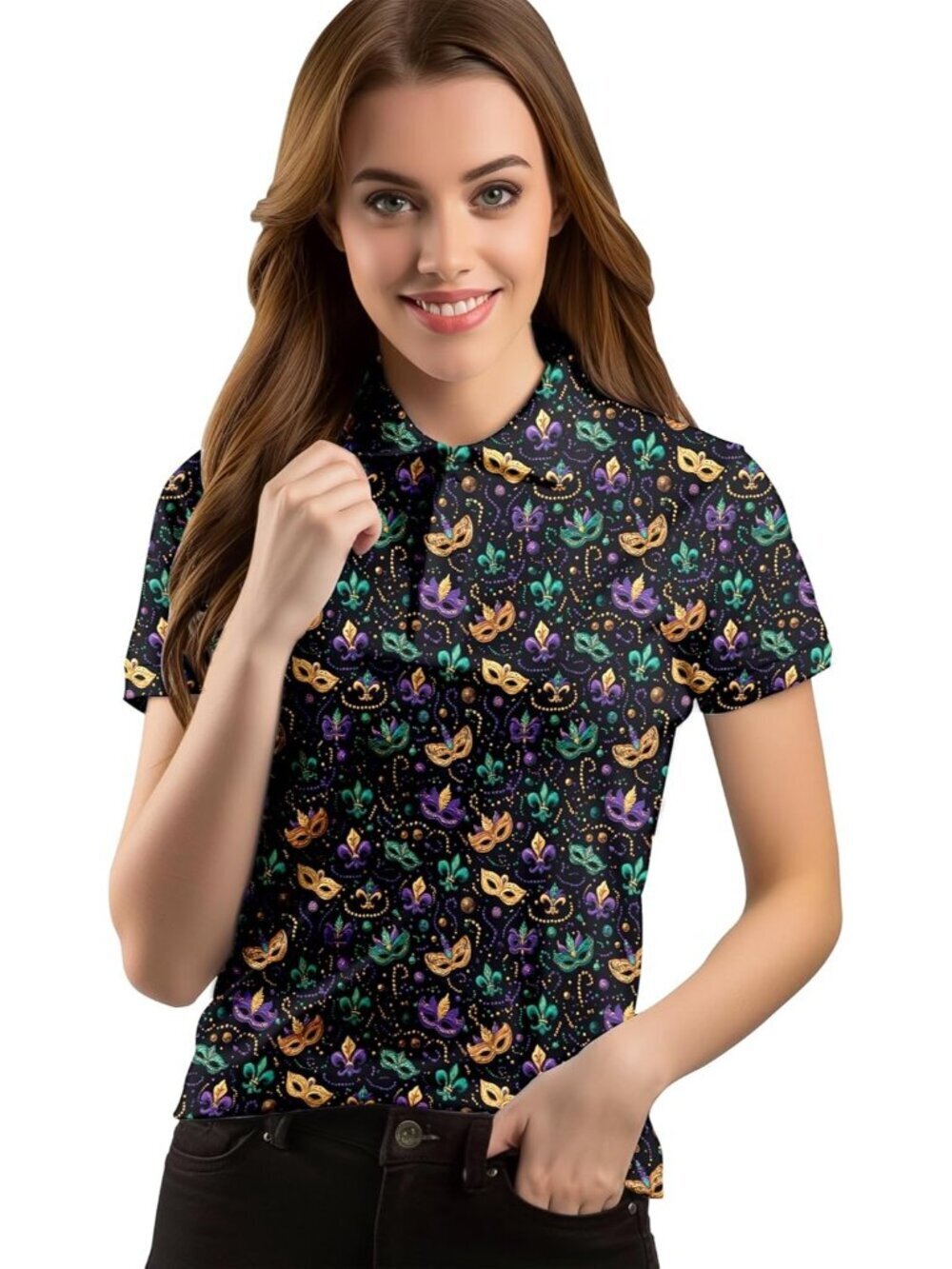 Women Carnival Short Sleeve Quick Dry Tennis Shirts Athletic Yoga Tops Fit